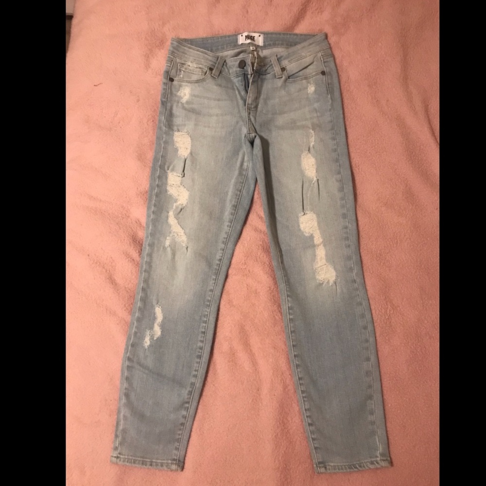Paige Verdugo Crop Jeans - Size 25